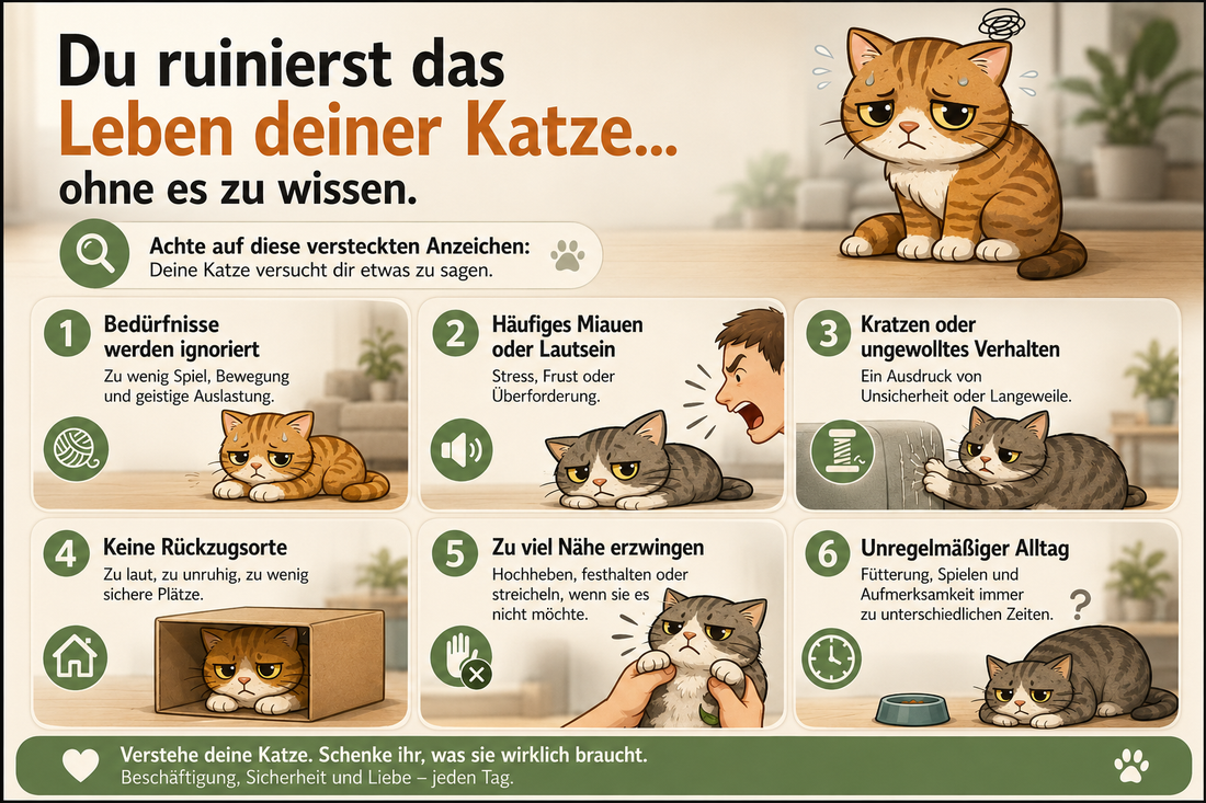 6 Dinge, die du deiner Katze antust, ohne es zu merken