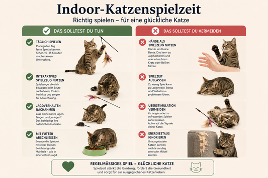 Wie viel Beschäftigung braucht eine Katze pro Tag?