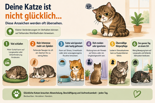 Ist meine Katze unglücklich? 6 versteckte Anzeichen, die du kennen solltest
