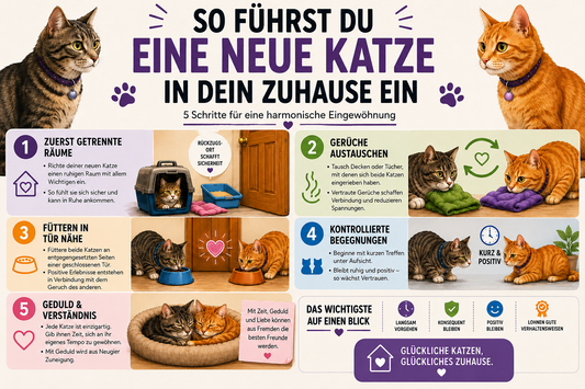 So führst du eine neue Katze in dein Zuhause ein: 5 Schritte für eine harmonische Eingewöhnung