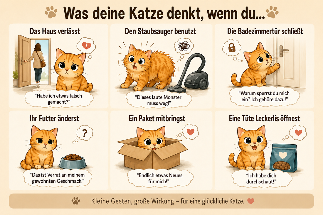 Was denkt meine Katze? 6 Alltagsszenen erklärt