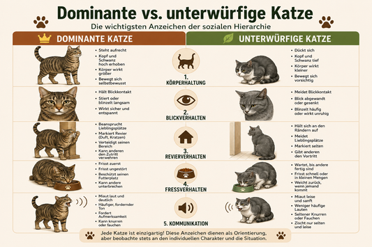 Selbstbewusste vs. zurückhaltende Katze: Wie Katzen im Mehrkatzenhaushalt miteinander umgehen