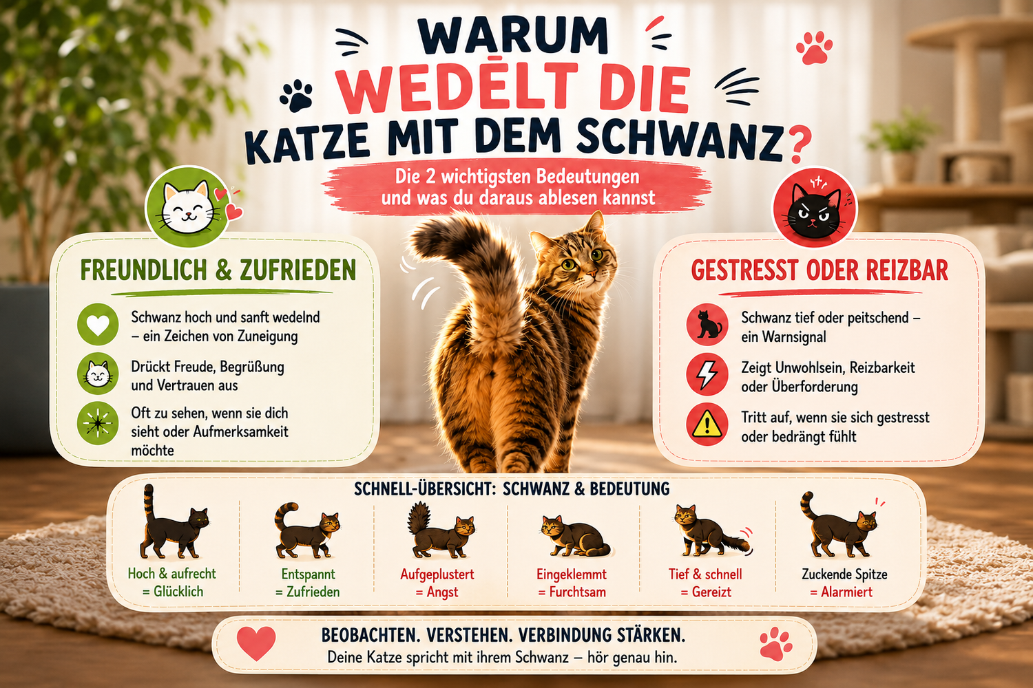 Katzenschwanz Bedeutung: Was er dir sagen will
