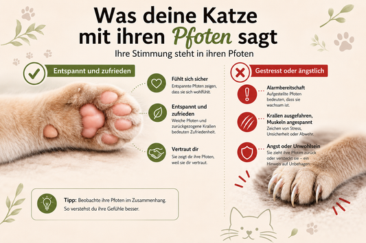 Katzenpfoten: Was sie über die Stimmung verraten