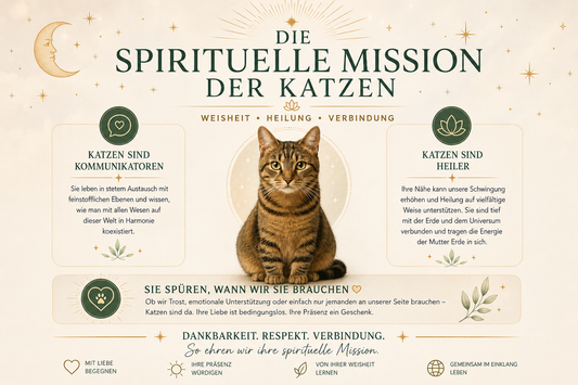 Die spirituelle Mission der Katzen: Weisheit, Heilung, Verbindung