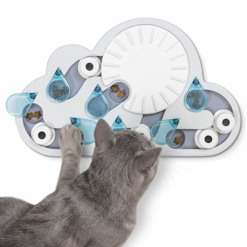 Ein intelligentes Futterspielzeug, das das natürliche Jagdverhalten deiner Katze aktiviert und gleichzeitig die Gesundheit unterstützt